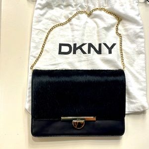 DKNY Black Leather Purse